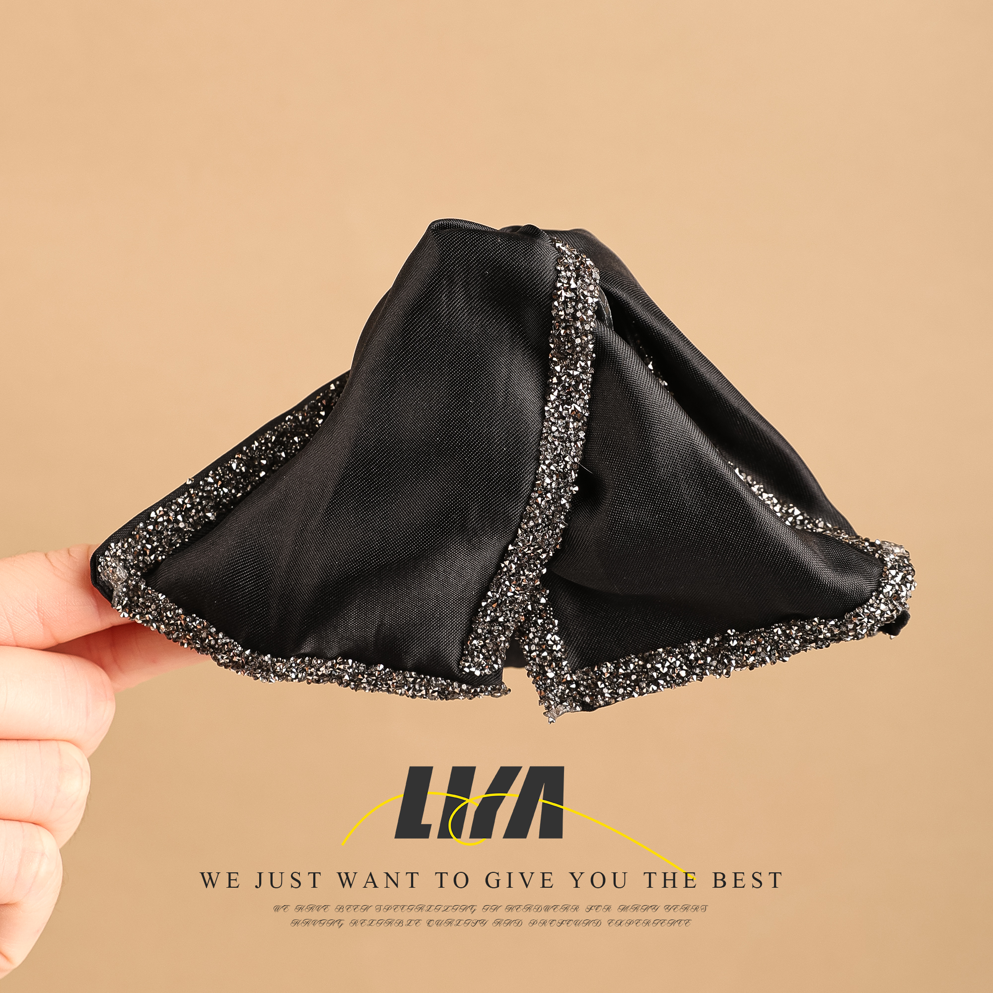 栗娅澳黛丽赫本发夹女2025年新款优雅轻奢盘发抓夹大号鲨鱼夹头饰