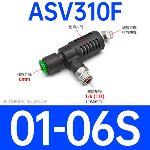 ASV410F-02-08S快速排气阀节流阀快速排气阀ASV310F-10S放气阀ASV