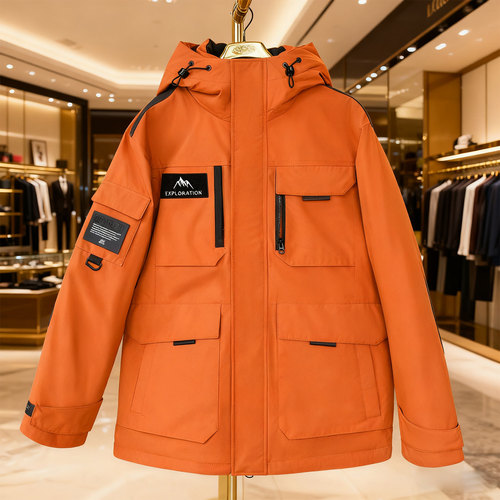 专柜撤柜石墨烯300克工装羽绒服