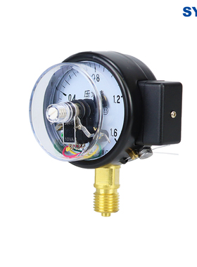 上海仪川YX-60电接点压力表 磁助式压力表0-1.6mpa压力控制器 220