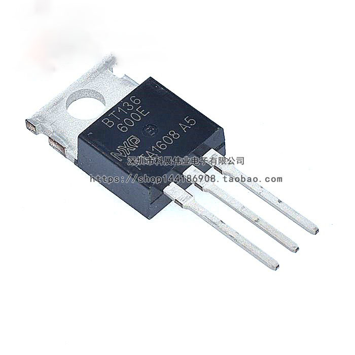 全新国产 BT136-600E 三端双向半导体控制整流器4A 600V TO-220