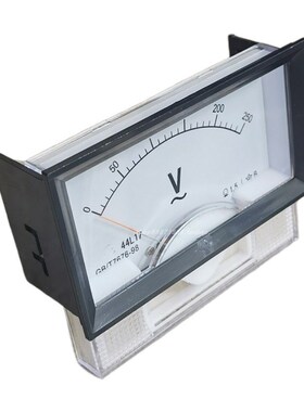 44L17指针式交流电压表150V250V450V500V1000V带框嵌入式伏特表