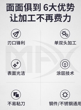 小孔径内切槽刀片单双头7GR/8GR/9GR100/150/200/250/300/350