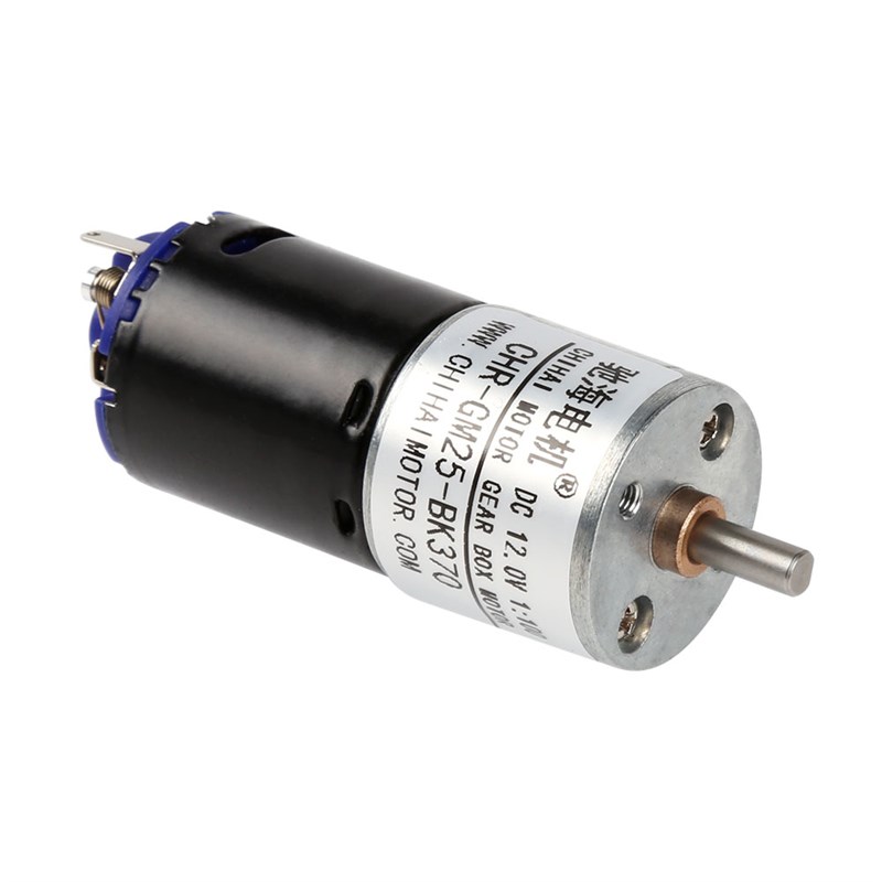 工厂直销 GM25黑皮370强磁直流减速电机顽皮龙智能赛车卡车马达
