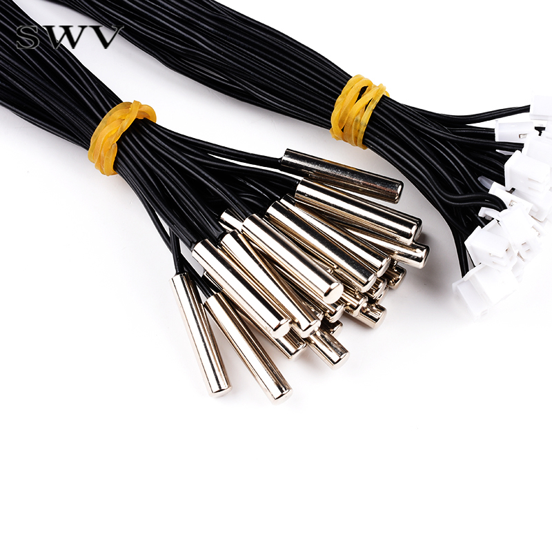 NTC热敏电阻防水型5K10K50K100K空调冰箱温度传感器探头B39503470