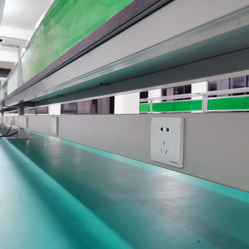 单双面防静电工作台带灯重型工厂车间流水线操作台手机维修打包桌