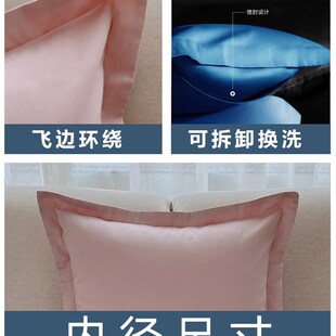 加大枕套大尺寸50x80纯棉全棉单个宾馆酒店专用特大号枕头套60x90