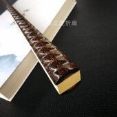 95寸18方老料全棕竹挫节文玩折扇罗汉金丝竹扇骨空白宣纸扇子手工