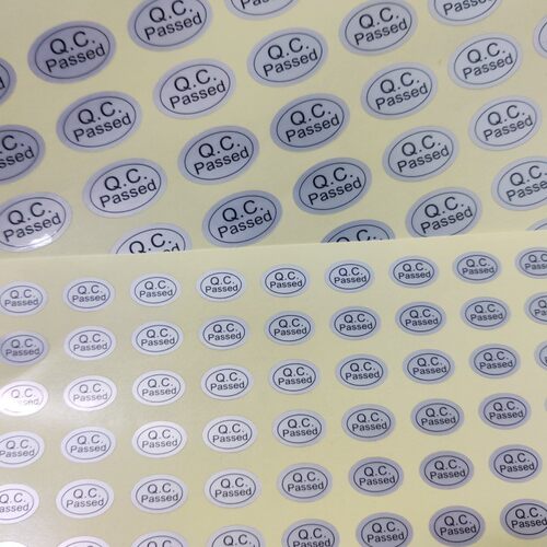 诗束 QC Passed标签 合格证英文QCPASS贴纸 质检防水不干胶 检验