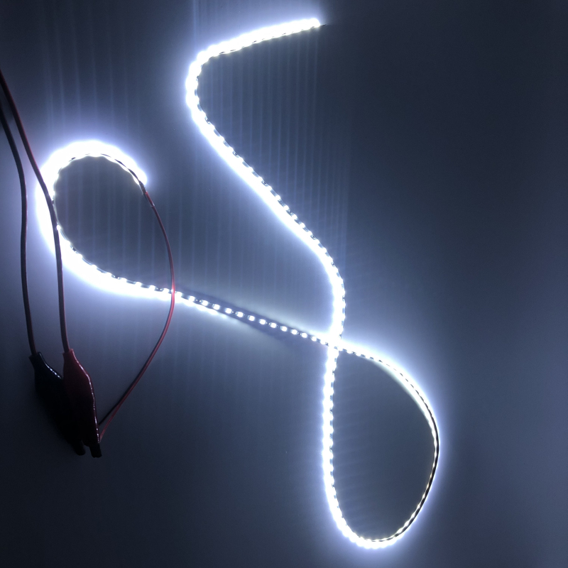 LED窄版软灯条2.5毫米宽120灯/米 白色红色模型LED装饰沙盘软灯带