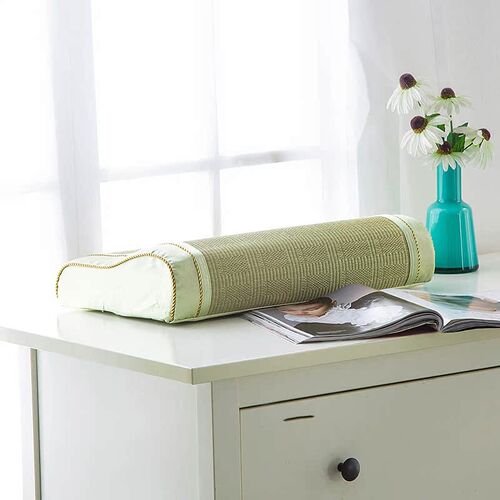 蔺草席乳胶枕套30*50单个夏季天凉爽记忆枕头套60x40成人凉席枕皮