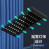 全光谱灯LED水草夹灯鱼缸草缸灯发色节能防水照明灯加宽灯体可旋