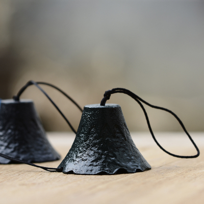 日式铸铁户外风铃隔山中国古风铃庭院治愈小铃铛挂件家居民宿挂饰