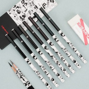 米娅怪诞炭笔 软碳碳铅软性奈特素描速写为艺术战碳笔美术生专用