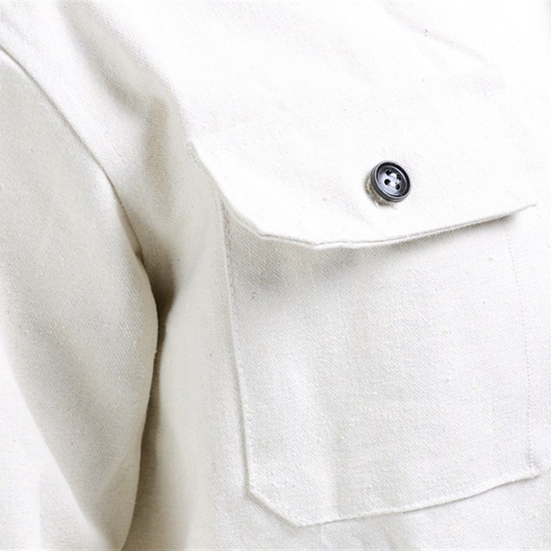 细帆布纯棉电焊服焊工防烫工作服套装男耐磨加厚防护服劳保服薄款