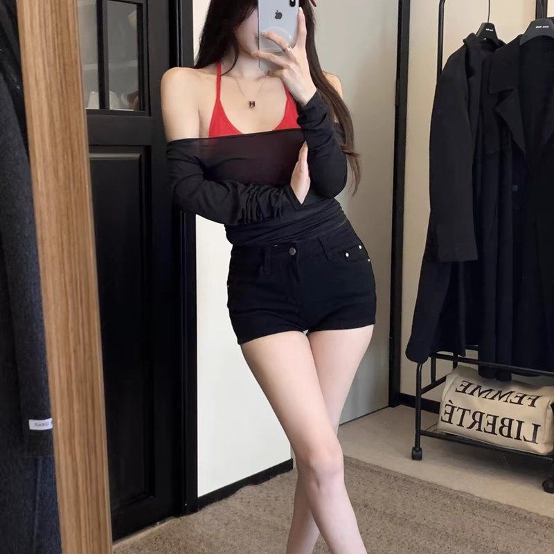 甜辣风显瘦长袖叠穿防晒罩衫T恤打底吊带背心女夏季新款时尚套装,女装/女士精品,时尚防晒服,淘宝优惠券,粉丝福利购,淘宝优惠卷