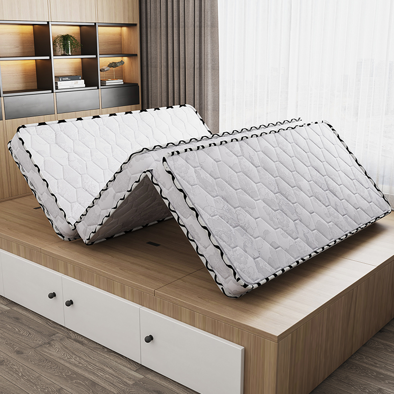 天然椰棕床垫可折叠偏硬垫儿童护脊棕垫子加厚棕榈家用可定制床垫