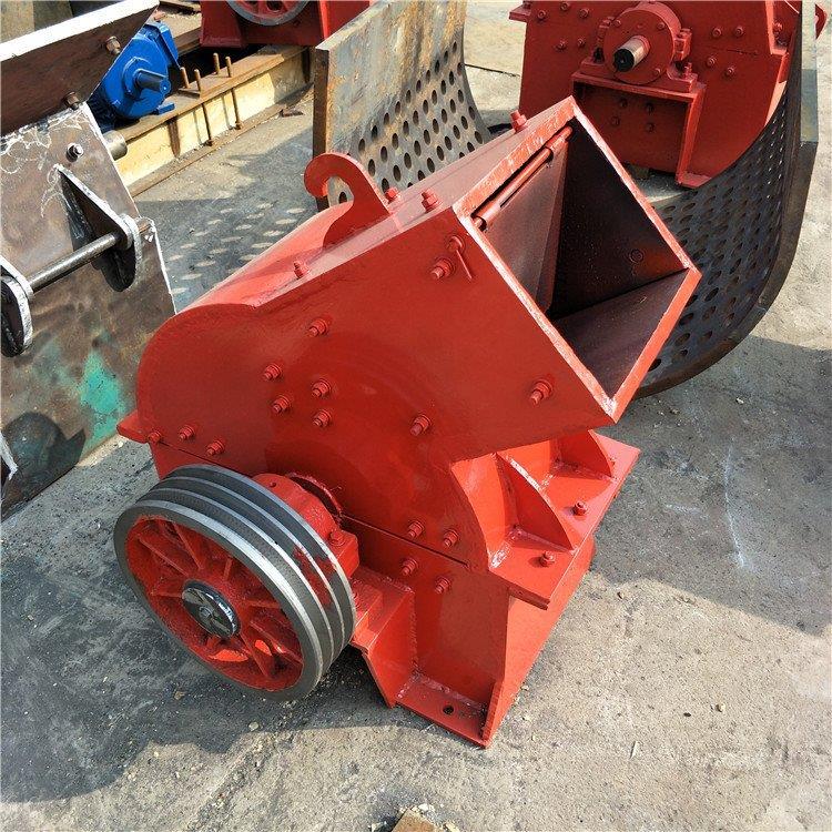 东越小型移动式鹅卵石制砂机建筑垃圾锤式破碎机玻璃酒瓶粉碎机