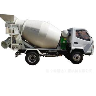 3立方 唐骏搅拌运输车优惠价 小型水泥罐车 汽车底盘混凝土搅拌车