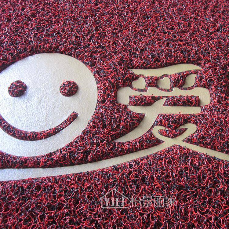 我爱我家可爱防滑蹭蹭垫门垫进门入门地毯拉丝圈门口地垫温馨卡通