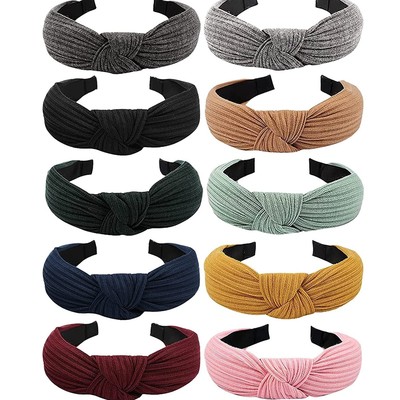 跨境新款圣诞节发箍网红洗脸发带头带针织发箍现货