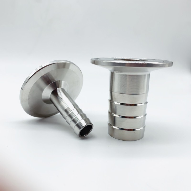 304不锈钢卫生级快装皮管接头B卡箍快速软管宝塔头卡盘水管连接件