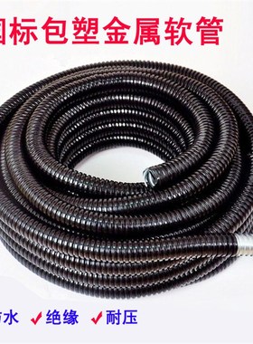 P3型国标包塑金属软管蛇皮管穿线波纹电线套管黑色16 20 25 Z32 3
