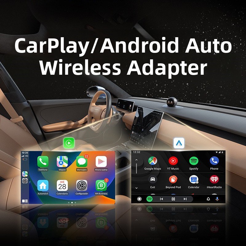 汽车互联模块f智能汽车无线车载播放箱安卓自动屏幕投影手机导航