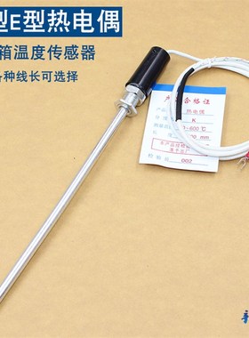 K型E型热电偶 温度传感器 感温棒 感温线 燃P气烘箱烤箱温控仪探
