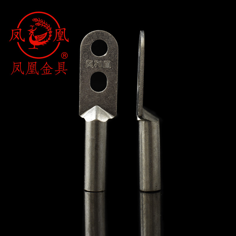 凤凰国标A级双孔镀锡铜接头DT-70MM2(SKY)铜鼻子 双眼铜接线端子