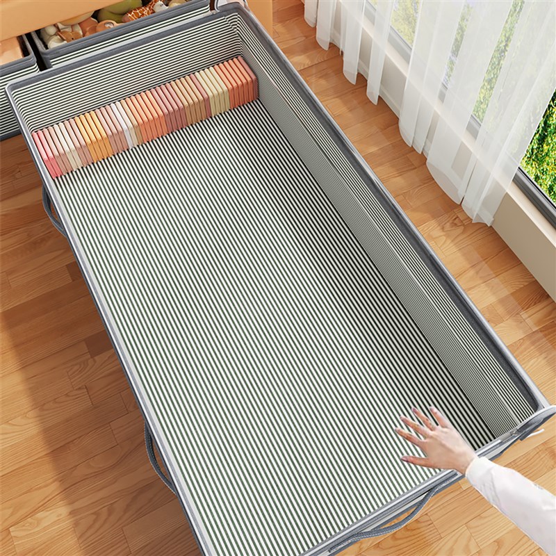 床底收纳袋e子家用收纳神器防潮储物整理盒放床下折叠箱子被子衣