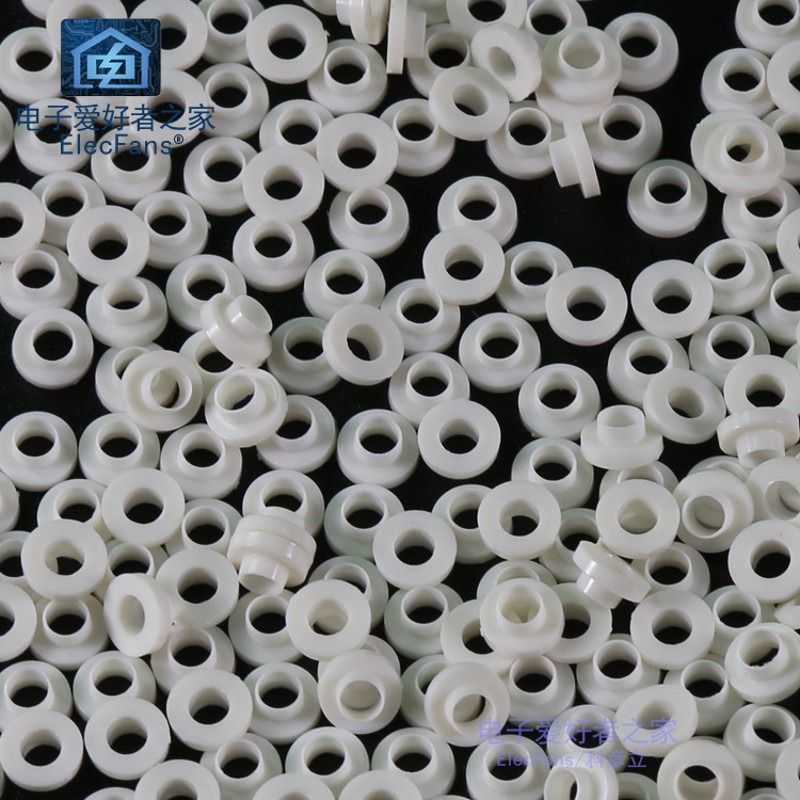 (100个)ThO-220绝缘粒绝缘圈绝缘帽散热器三极管塑料垫片粒子