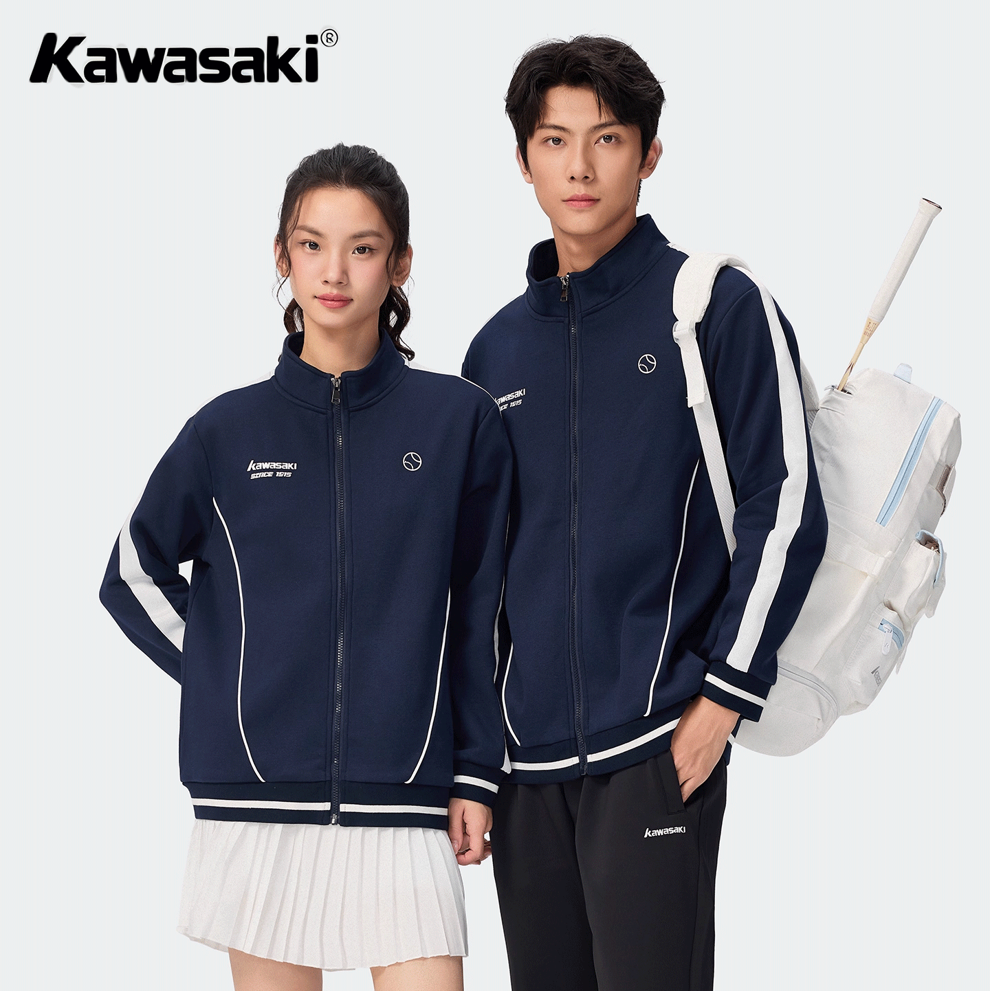 Kawasaki川崎美式运动外套男女款