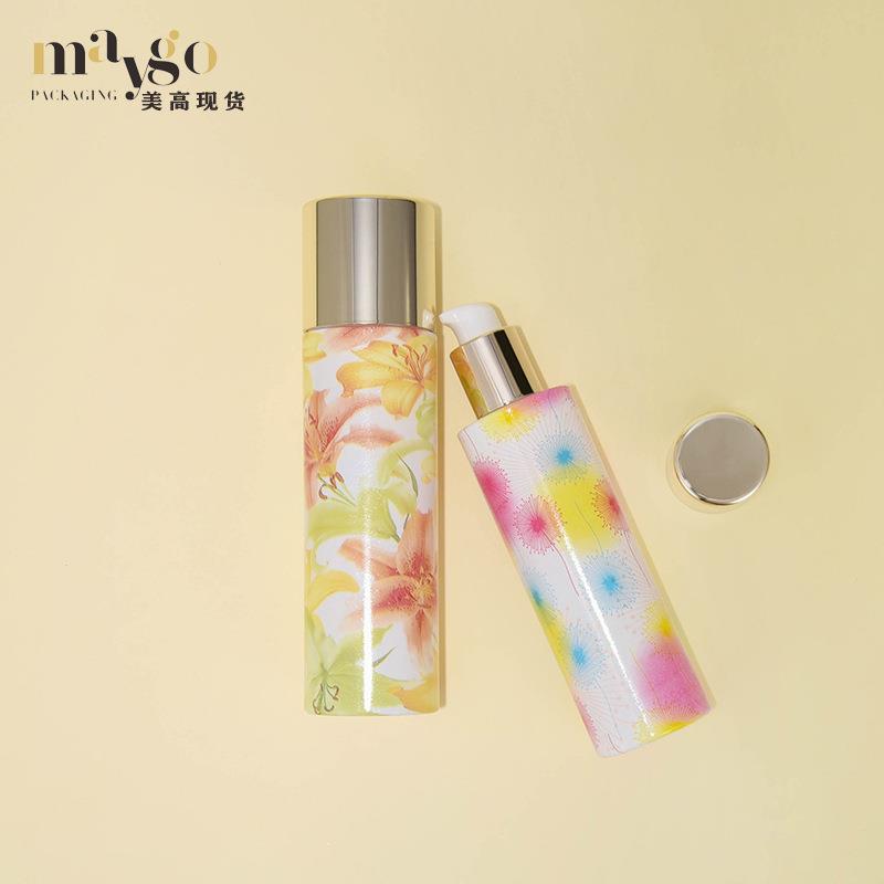 厂家定制120ml150ml爽肤水瓶 水乳瓶精华瓶化妆品分装瓶PETG瓶身
