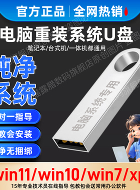 系统u盘win10正版7一键安装11装机启动pe纯净版xp电脑重装windows