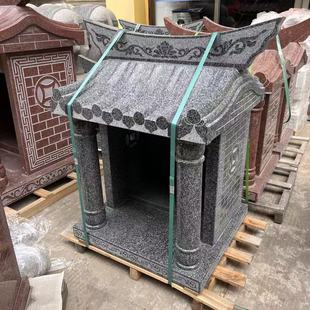 石雕土地庙土地公土地婆石龛家用户外中式仿古小庙社公神伯公庙