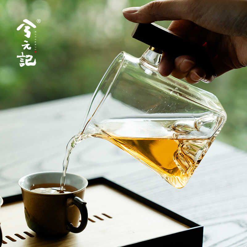 兮元记观山玻璃公道杯家用公杯高档茶海分茶器耐高温匀杯2026新款图片