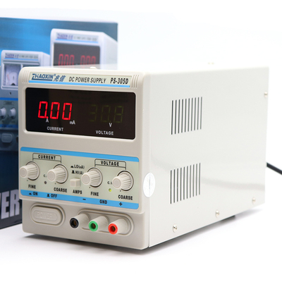 兆信 PS-305D直流可调电源0-30V0-5A mA/A转换线性直流电源