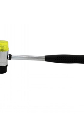 安装锤锤头30MM聚氨酯黄色安装锤25黑色橡胶锤头35塑料更换头40