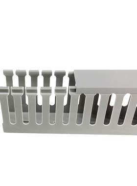 优质PVC 阻燃 银灰/白色 走线槽 正利10080 高100 宽80