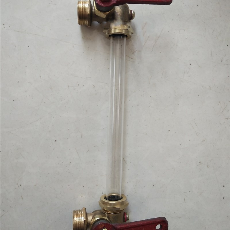 水位液位计玻璃管考克阀s门水箱水位计显示器铜考克不锈钢阀门新