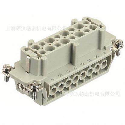 harting/哈丁/浩亭重载连接器16芯母芯HAN16E-F09330162701