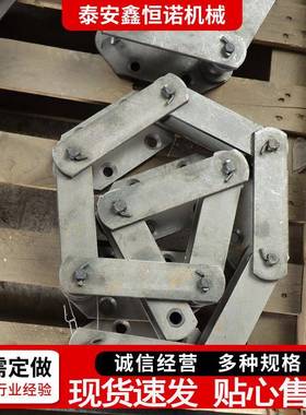 工业输送板式链条承载量大工业机械建筑机械用大节距输送机板式链