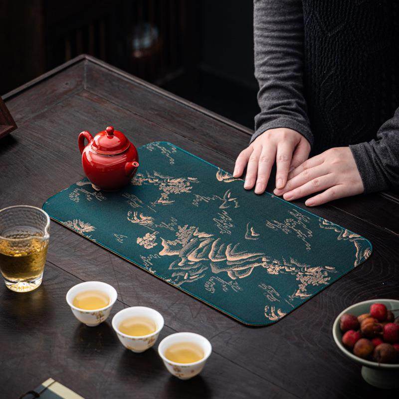 提花缎新中式长方形大号茶席壶垫双面加厚中式壶承垫子隔热置物垫,畜牧/养殖物资,畜牧/养殖器械,淘宝优惠券,粉丝福利购,淘宝优惠卷