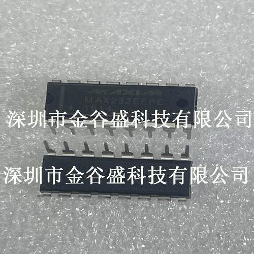 MAX232EEPE+ DIP-16 RS-232收发器接口芯片IC