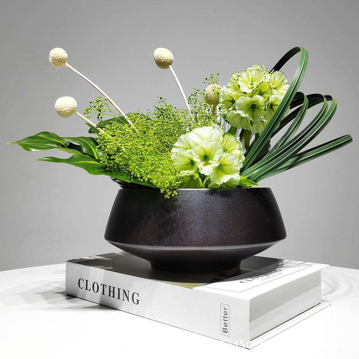 仿真花新中式风格客厅茶几餐桌边柜花艺套装样板房绿植物盆景摆件,畜牧/养殖物资,畜牧/养殖器械,淘宝优惠券,粉丝福利购,淘宝优惠卷