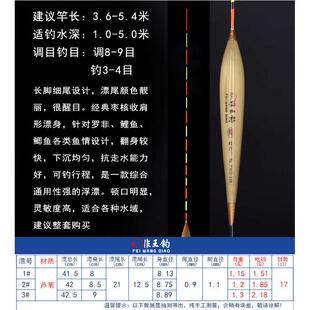 非王钓 芦苇浮漂轻口滑口鱼漂浮标鲤鱼罗非漂底钓罗飞黑坑综合漂