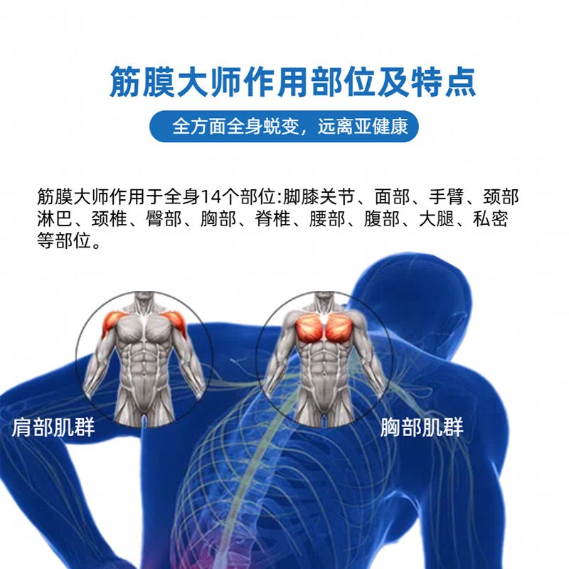 超声波理疗仪筋膜王身体疼痛康复仪器中医理疗器家用理疗机按摩仪图片