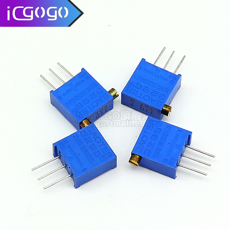 3296X多圈精密电位器可调电阻100R200R1K2K5K10K20K50K100K500K1M