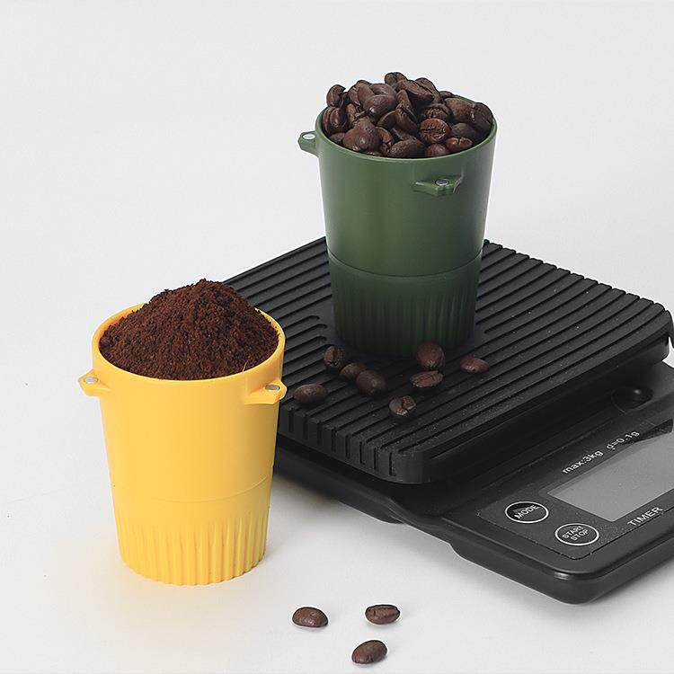 咖啡接粉杯abs接粉器磨豆机落粉防飞粉圈闻香杯58mm手柄通用器具